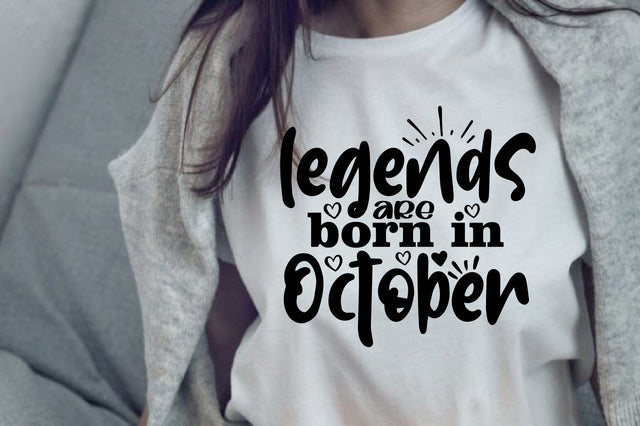 legends are born in October SVG orpitasn 