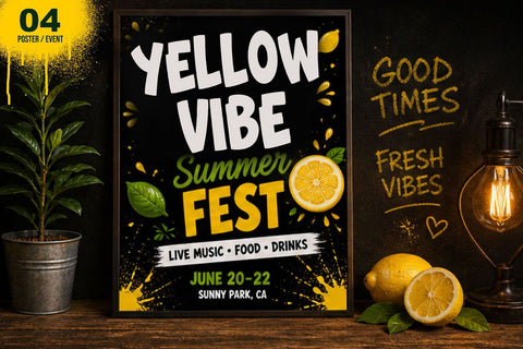 Lemon Chomp | Fresh and Playful Display Font Font Mozzatype 
