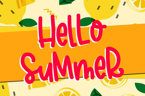 Lemon Crush Font Dm Letter Studio 