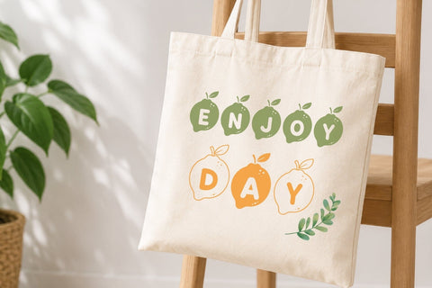Lemon Mint - Cute Summer Decorative Font Font AnningArts Design 