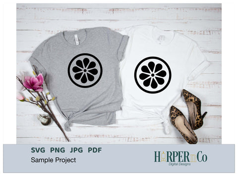 Lemon Outline 2 SVG PNG Cut EPS File SVG HarperNCo 