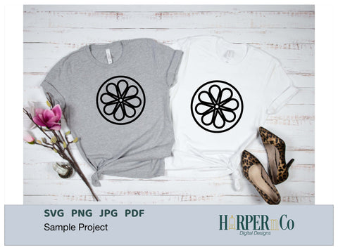 Lemon Outline 3 SVG PNG Cut EPS File SVG HarperNCo 