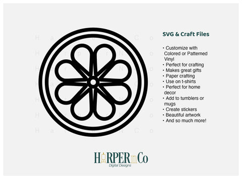 Lemon Outline SVG PNG Cut EPS File SVG HarperNCo 