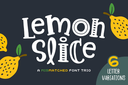 Lemon Slice Font Font Denise Chandler 