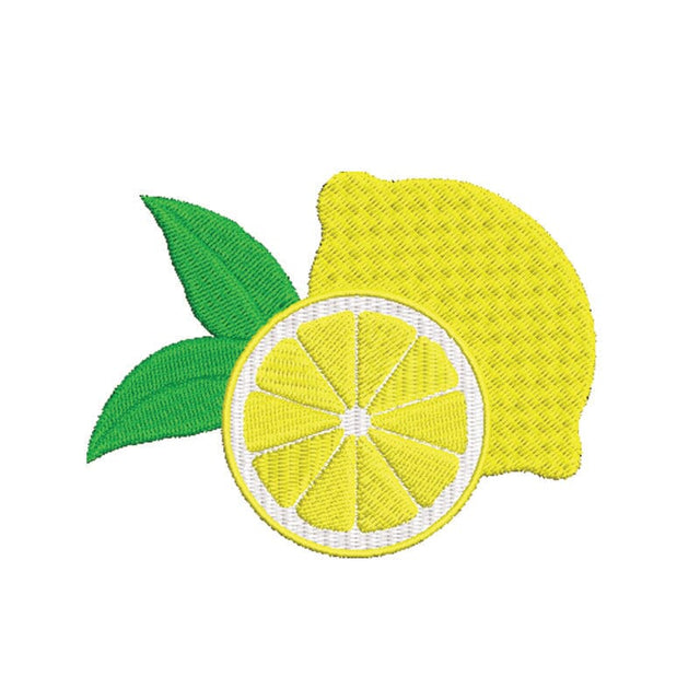 Lemon Slice Fruit Embroidery Design Embroidery/Applique DESIGNS Creatively Embroidery 