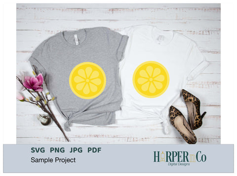Lemon SVG PNG Cut EPS File SVG HarperNCo 