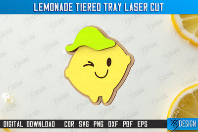 Lemonade Element Laser Cut | Summer Design | Lemonade Signs | Wall Décor | Lemons | CNC File SVG Fly Design 