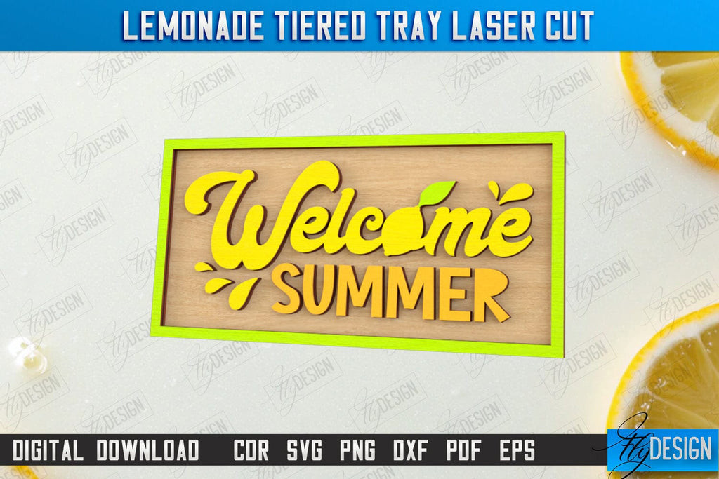 Lemonade Element Laser Cut | Summer Design | Lemonade Signs | Wall ...