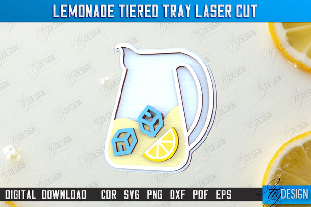 Lemonade Element Laser Cut | Summer Design | Lemonade Signs | Wall Décor | Lemons | CNC File SVG Fly Design 
