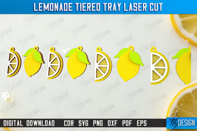 Lemonade Element Laser Cut | Summer Design | Lemonade Signs | Wall Décor | Lemons | CNC File SVG Fly Design 