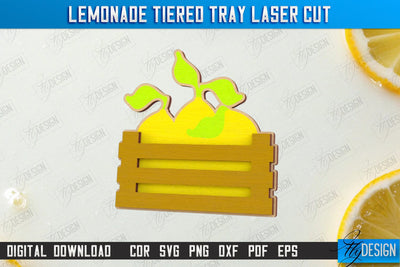 Lemonade Element Laser Cut | Summer Design | Lemonade Signs | Wall Décor | Lemons | CNC File SVG Fly Design 