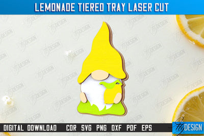 Lemonade Element Laser Cut | Summer Design | Lemonade Signs | Wall Décor | Lemons | CNC File SVG Fly Design 