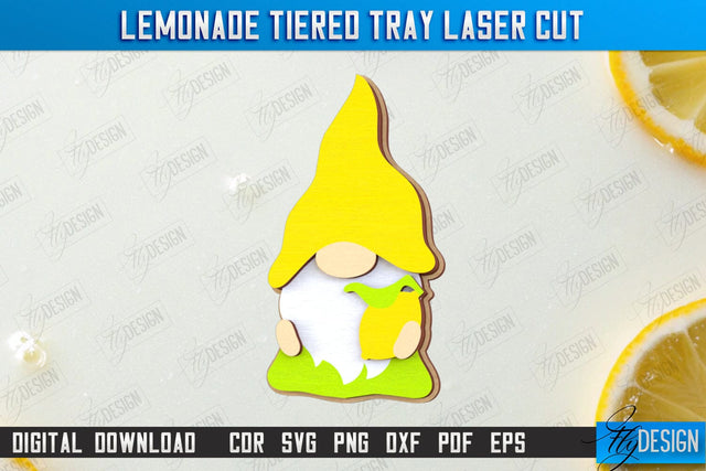 Lemonade Element Laser Cut | Summer Design | Lemonade Signs | Wall Décor | Lemons | CNC File SVG Fly Design 