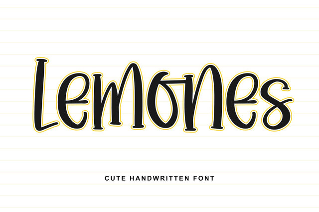 Lemones Font Abo Daniel Studio 
