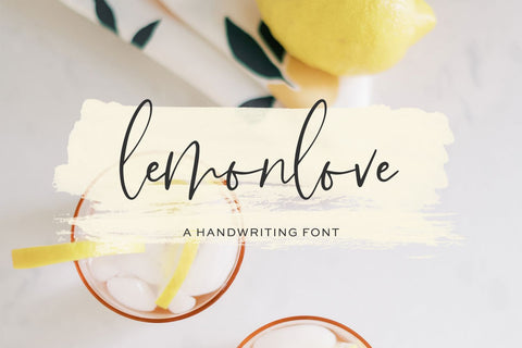 Lemonlove Script Font Beck McCormick 