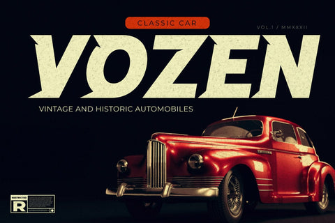 Lenozkonser - Display Racing Font Font twinletter 