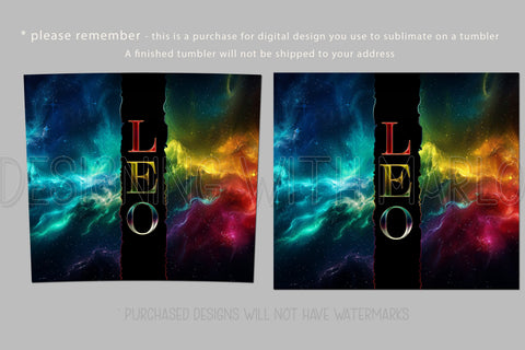 Leo Tumbler, Zodiac Tumbler, Astrology Tumbler, Tumbler Wrap PNG, Sublimation Tumbler Design Sublimation Designing with Marlo 