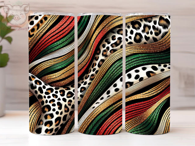 Leopard 20 oz Skinny Tumbler, Cheetah Leopard Tumbler Wrap, PNG Downloads, 20oz Tumbler Png, Sublimation Design, Digital, Digital Download PNG Sublimation Lara' s Designs 