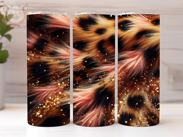Leopard 20 oz Skinny Tumbler, Cheetah Leopard Tumbler Wrap, PNG Downloads, 20oz Tumbler Png, Sublimation Design, Digital, Digital Download PNG Sublimation Lara' s Designs 