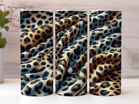 Leopard 20oz Tumbler Png, Straight & Tapered Tumbler Png, Cheetah Leopard Tumbler Png, Digital Download PNG Sublimation Lara' s Designs 