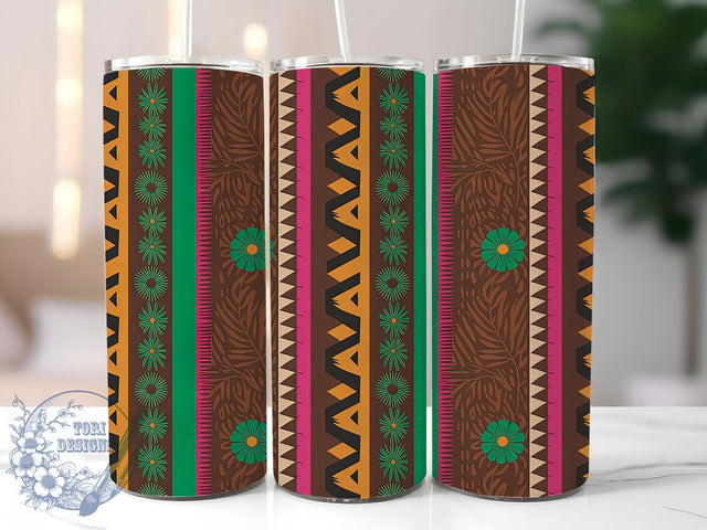 Leopard Aztec Turquoise Tumbler, Turquoise Jewelry Tumbler, Western 20oz Wrap, Sublimation Design, Stylish Gift Idea, Rustic Aztec Wrap, Southwestern Turquoise Tumbler Sublimation ToriDesigns 