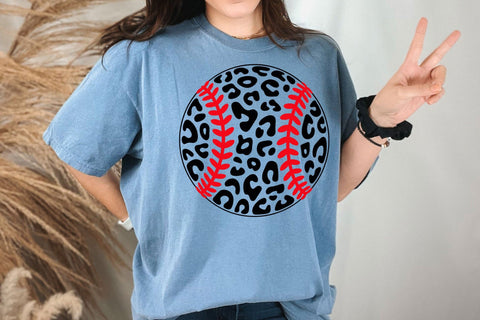 Leopard Baseball Svg, Silhouette Vector SVG DesignDestine 