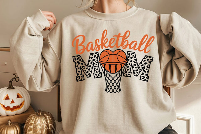 Leopard Basketball Mom SVG: Cricut & Silhouette Files SVG DesignDestine 