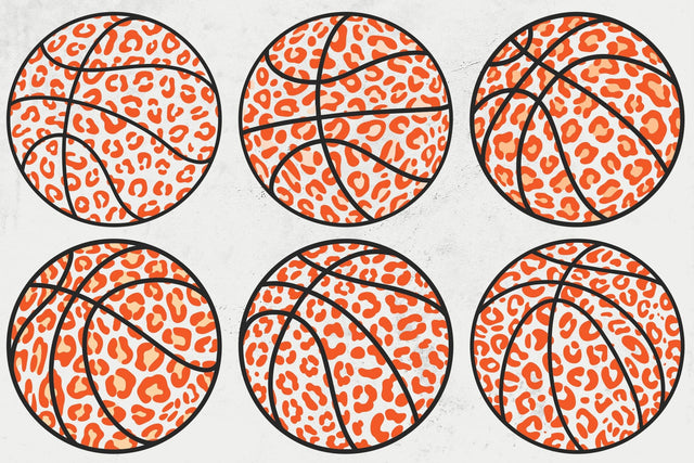 Leopard Basketball Svg, Leopard Print Svg, Basketball Mom Svg SVG DesignDestine 