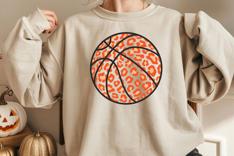 Leopard Basketball Svg, Leopard Print Svg, Basketball Mom Svg SVG DesignDestine 