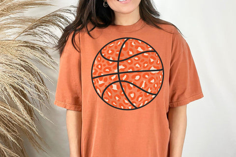 Leopard Basketball Svg, Leopard Print Svg, Basketball Mom Svg SVG DesignDestine 