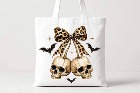 Leopard Bow Gothic Skull PNG | Coquette Skull Digital Download SVG BillahCrafts 