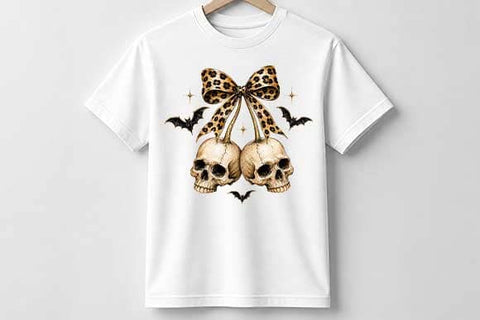 Leopard Bow Gothic Skull PNG | Coquette Skull Digital Download SVG BillahCrafts 