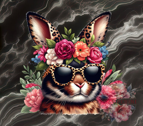 Leopard Bunny PNG, Easter Bunny Sublimation, Animal Print Bunny PNG, Bunny Easter Clipart, Leopard Print Easter Design, Cute Bunny Digital Download, Wild Easter Bunny PNG Sublimation Li Zamperini 