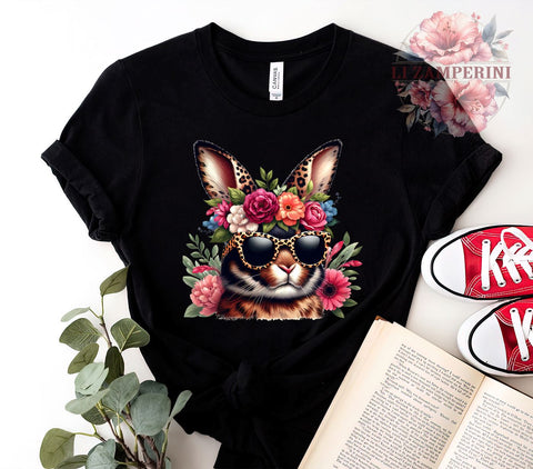 Leopard Bunny PNG, Easter Bunny Sublimation, Animal Print Bunny PNG, Bunny Easter Clipart, Leopard Print Easter Design, Cute Bunny Digital Download, Wild Easter Bunny PNG Sublimation Li Zamperini 