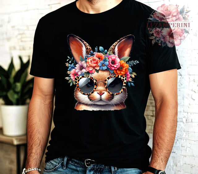 Leopard Bunny PNG, Easter Bunny Sublimation, Animal Print Bunny PNG, Bunny Easter Clipart, Leopard Print Easter Design, Cute Bunny Digital Download, Wild Easter Bunny PNG Sublimation Li Zamperini 