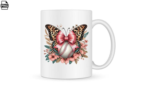 Leopard Butterfly Floral Coquette Baseball PNG Printable File Sublimation Creativedesigntee 