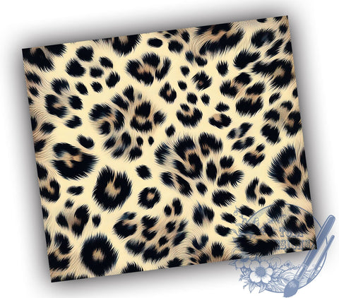 Leopard Cheetah Animal Print Tumbler, 20oz Sublimation Design, Animal Print Tumbler, Fashion Tumbler Wrap, Seamless Pattern Tumbler, Wild Style Drinkware Sublimation ToriDesigns 