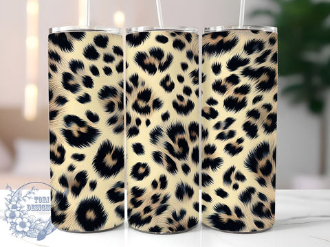 Leopard Cheetah Animal Print Tumbler, 20oz Sublimation Design, Animal Print Tumbler, Fashion Tumbler Wrap, Seamless Pattern Tumbler, Wild Style Drinkware Sublimation ToriDesigns 