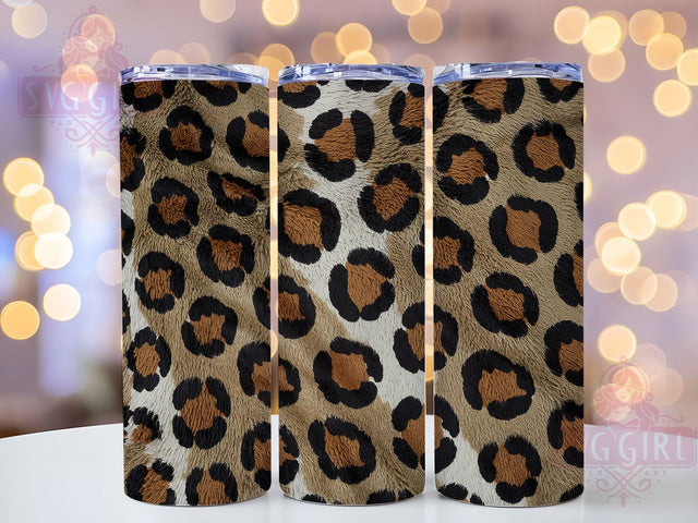 Leopard Cowhide Boho Western Tumbler, Cowhide Tumbler Design, Western Skinny Tumbler Wrap, Animal Print Sublimation, 20oz Tumbler Wrap Design, Country Girl Tumbler, Boho Western Sublimation Sublimation SvggirlplusArt 