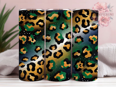 Leopard Cowhide Western Tumbler Wrap, Leopard Tumbler Design, Western Sublimation Wrap, 20oz Skinny Tumbler Wrap, Western Cowhide Tumbler, Leopard Cowhide Print Sublimation Li Zamperini 