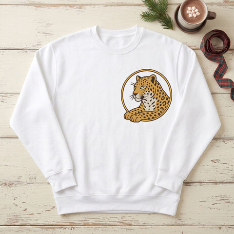 Leopard Embroidery Design – Wild Leopard Head Circle Frame Big Cat Wildlife Machine Embroidery File Embroidery/Applique DESIGNS PatternFeed8 