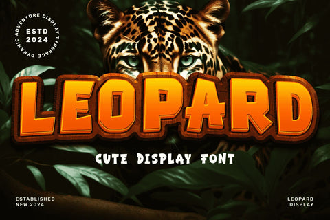 LEOPARD Font Mozarella 