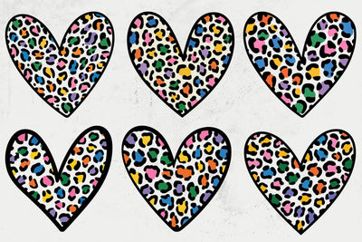 Leopard Heart Svg, Hand Drawn Heart Svg, Valentine's Day Svg SVG DesignDestine 