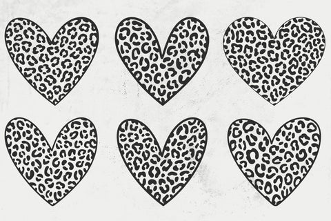 Leopard Heart Svg, Hand Drawn Heart Svg, Valentine's Day Svg SVG DesignDestine 