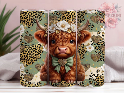 Leopard Highland Cow 20oz Tumbler, Leopard Highland Cow, Highland Cow Tumbler, Leopard Cow Tumbler, Leopard Highland PNG, Highland Cow PNG, Leopard Cow PNG, Cow Tumbler Wrap Sublimation Li Zamperini 