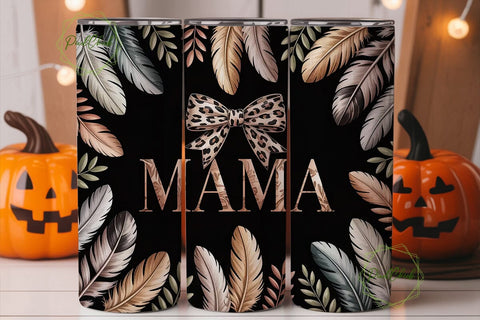 Leopard Mama Tumbler Wrap Sublimation PixelChick 