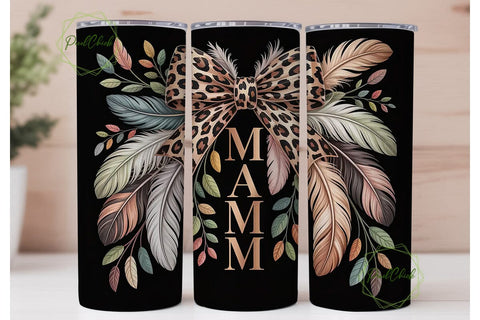 Leopard Mama Tumbler Wrap Sublimation PixelChick 