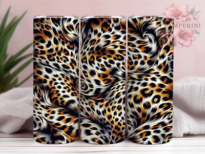 Leopard Print 20oz Tumbler Wrap PNG, Leopard Tumbler Png, Straight & Tapered Tumbler Wrap, Instant Digital Download Sublimation Li Zamperini 