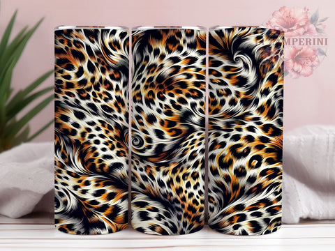 Leopard Print 20oz Tumbler Wrap PNG, Leopard Tumbler Png, Straight & Tapered Tumbler Wrap, Instant Digital Download Sublimation Li Zamperini 