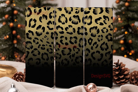Leopard Print 20oz Tumbler Wrap Sublimation DesignSVG 